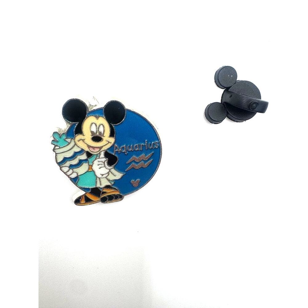 Zodiac Sign Hidden Mickey Wave A Set 5 Mickey Aquarius Disney Pin - Picture 4 of 4